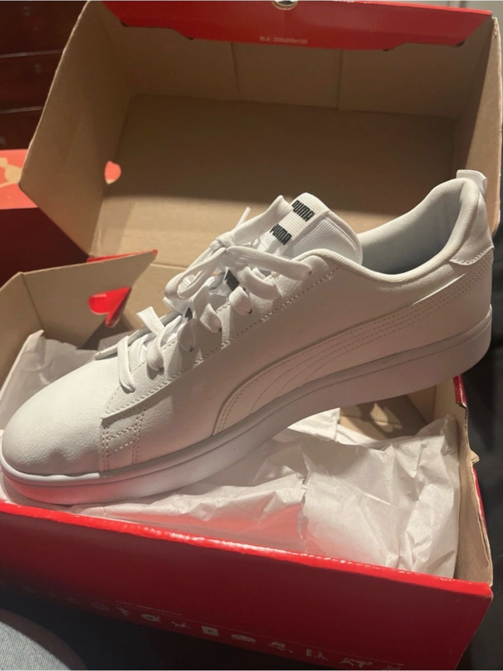 Puma White Men's Low-Top Sneakers